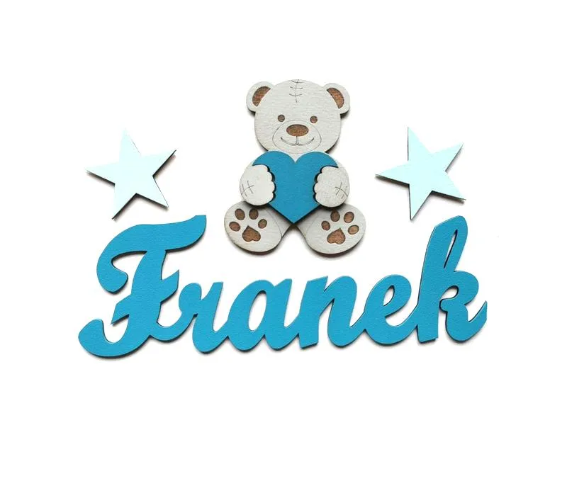 Drewniane napisy na ścianę