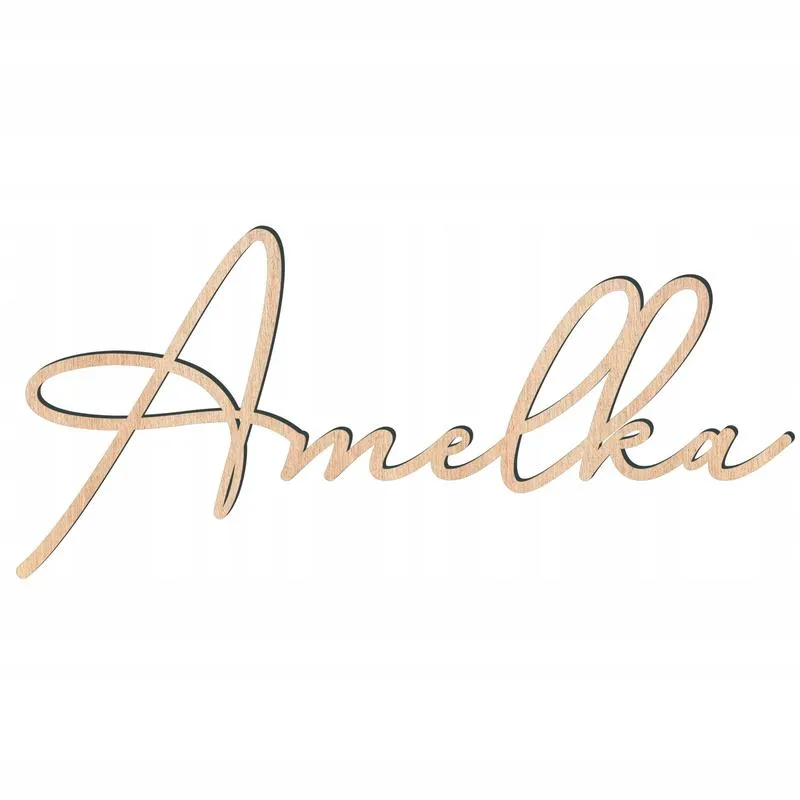 Kreatywne umieszczanie imienia dziecka