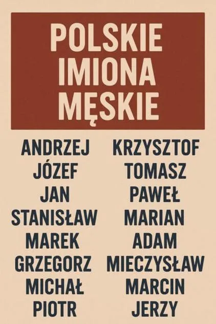 Popularność imion w Polsce